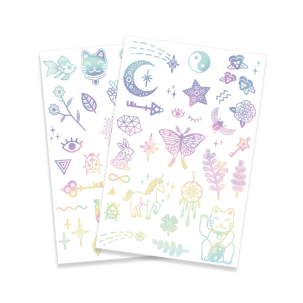 Djeco Lucky Charms Temporary/Fake Tattoos Sticker Fun Party Kids 3y+ (150 Pieces) — image 4
