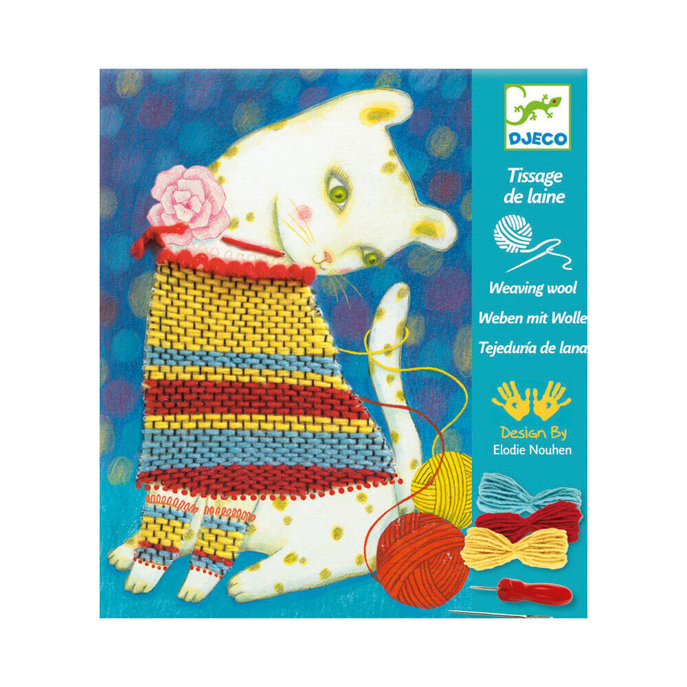 Djeco Woolly Jumper Weaving Kids/Children Creative Crafts/Art Kit Set 8y+ (2 Pack) — image 2