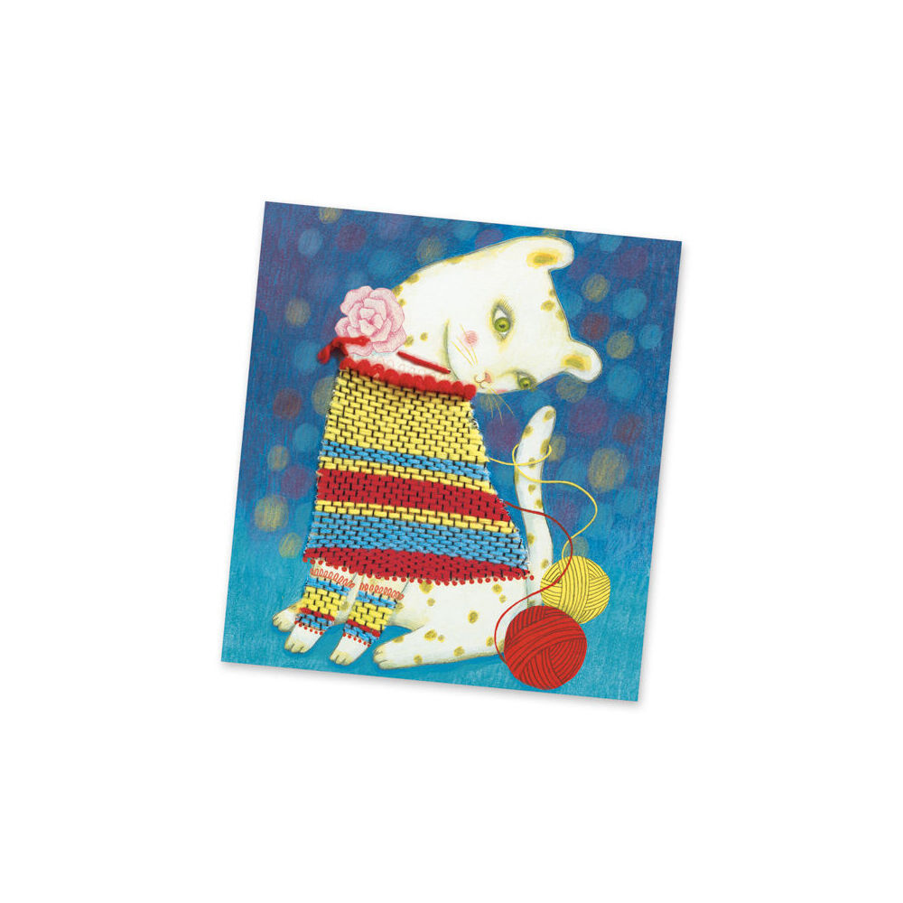 Djeco Woolly Jumper Weaving Kids/Children Creative Crafts/Art Kit Set 8y+ (2 Pack) — image 5