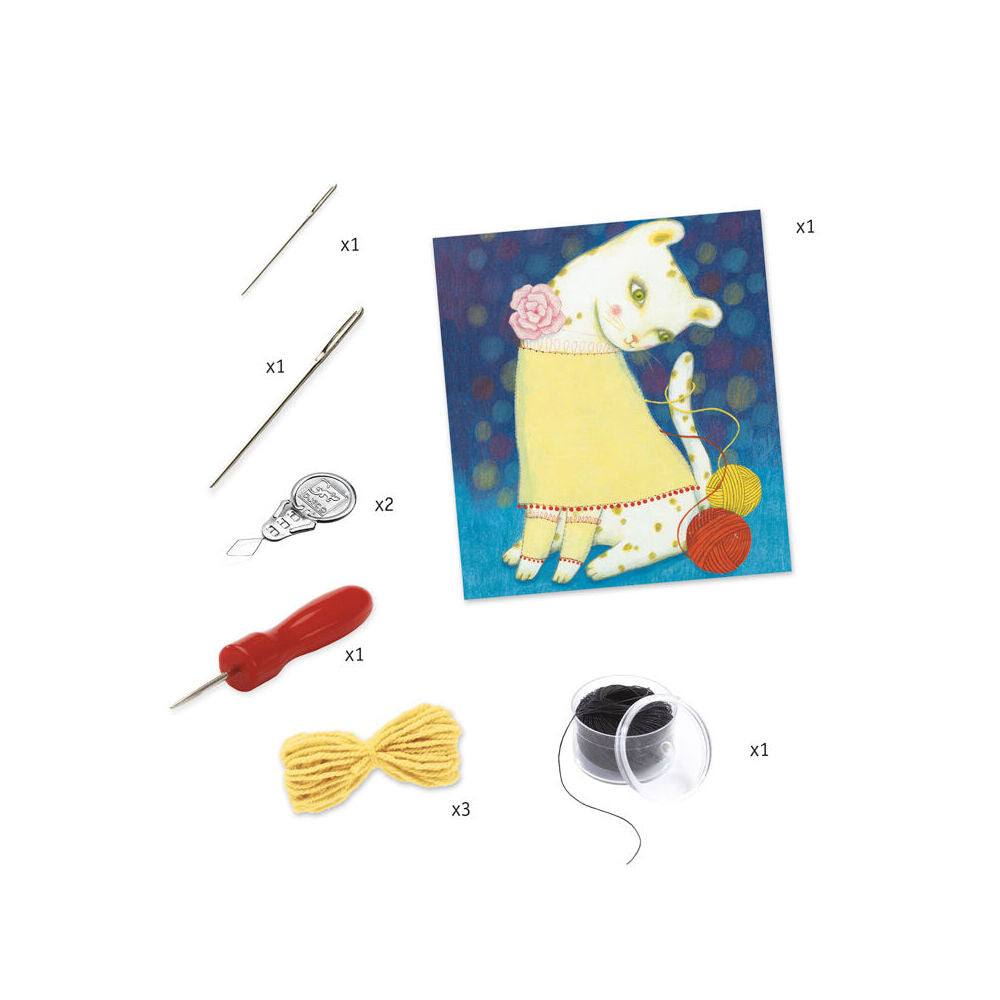 Djeco Woolly Jumper Weaving Kids/Children Creative Crafts/Art Kit Set 8y+ — image 2