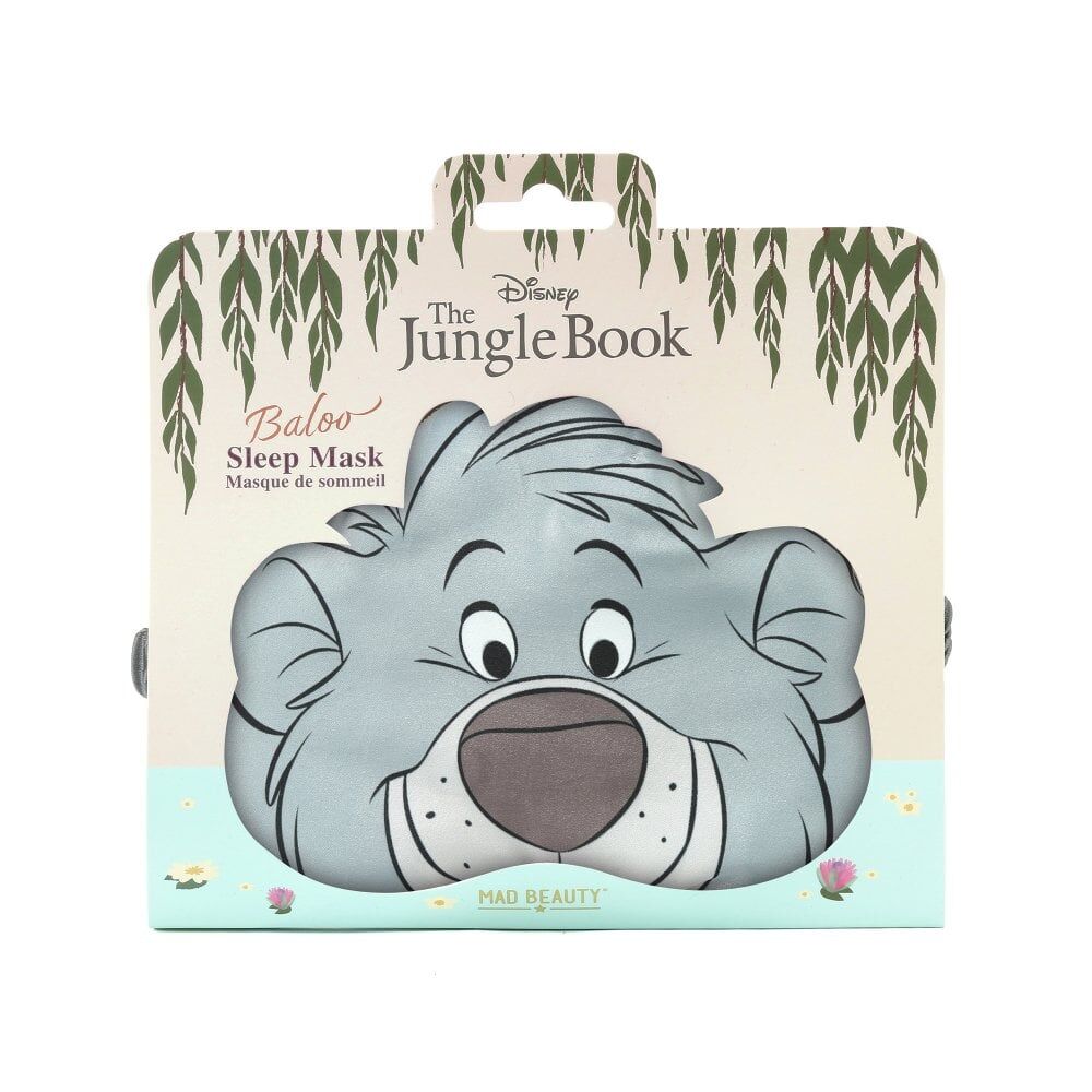 Disney The Jungle Book Baloo Elasticated Bedtime Sleep Face Mask Grey (2 Pack) — image 2