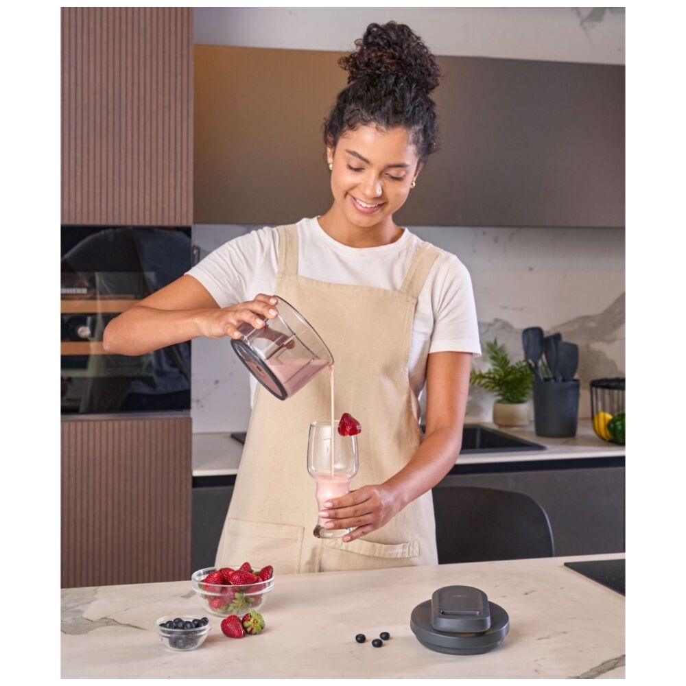Zyliss Dark Grey Easy Pull Manual Food Processor Kitchen Gadget/Accessory — image 6