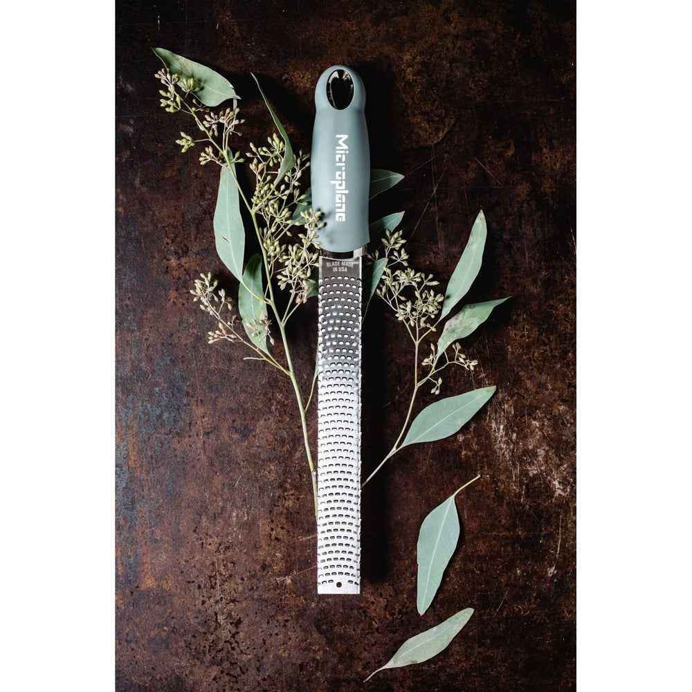 Microplane Premium Lemon/Lime Zester/Grater Stainless Steel Eucalyptus Green — image 4