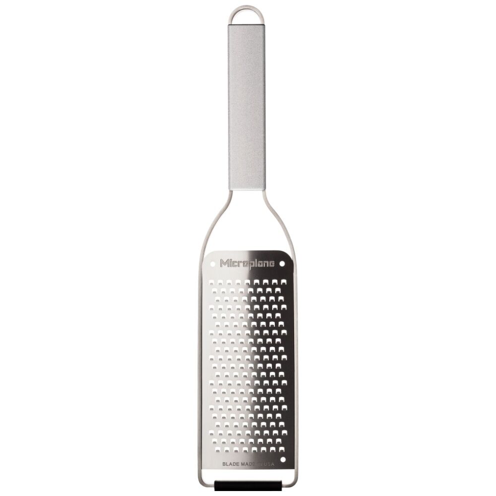 Microplane Silver Professional Grade Course Handheld Grater Stainless Steel