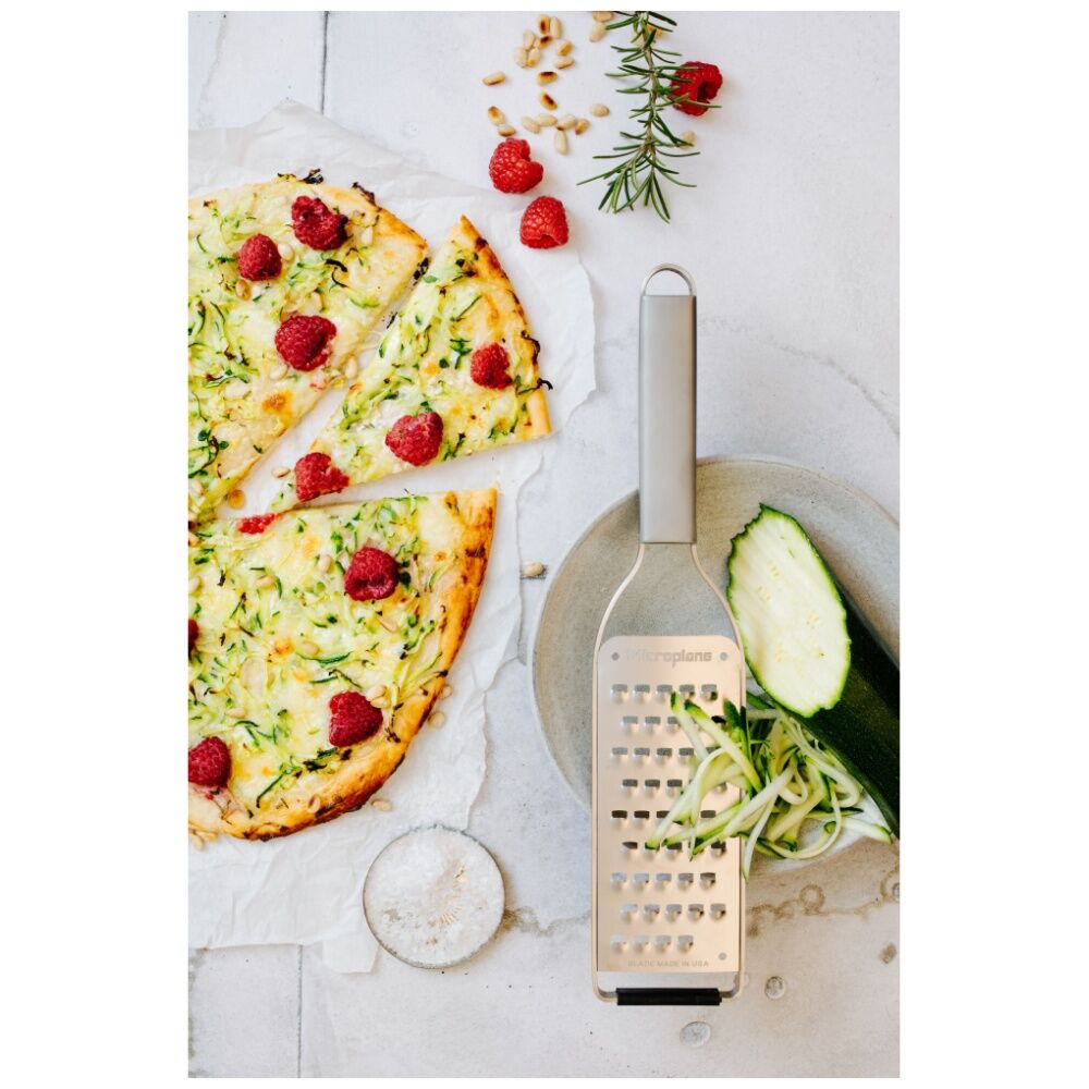 Microplane Silver Professional Extra Course Handheld Grater Stainless Steel — image 2