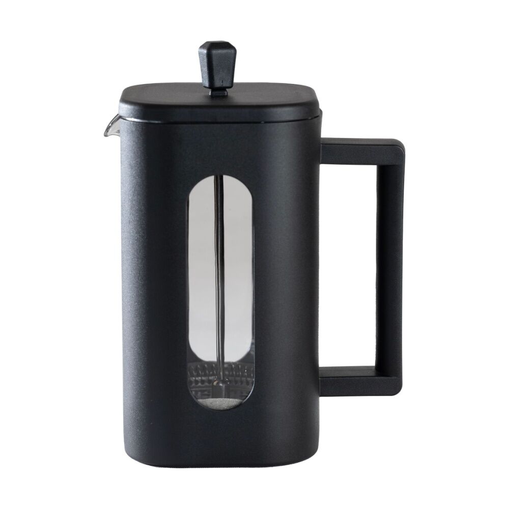 Euroline 1000ml Black Coffee & Tea Maker Plunger French Press Square Shaped