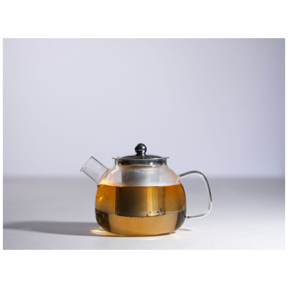 Euroline 800ml Durable Glass Tea Maker Pot w/Loose Leaf Infuser — image 3