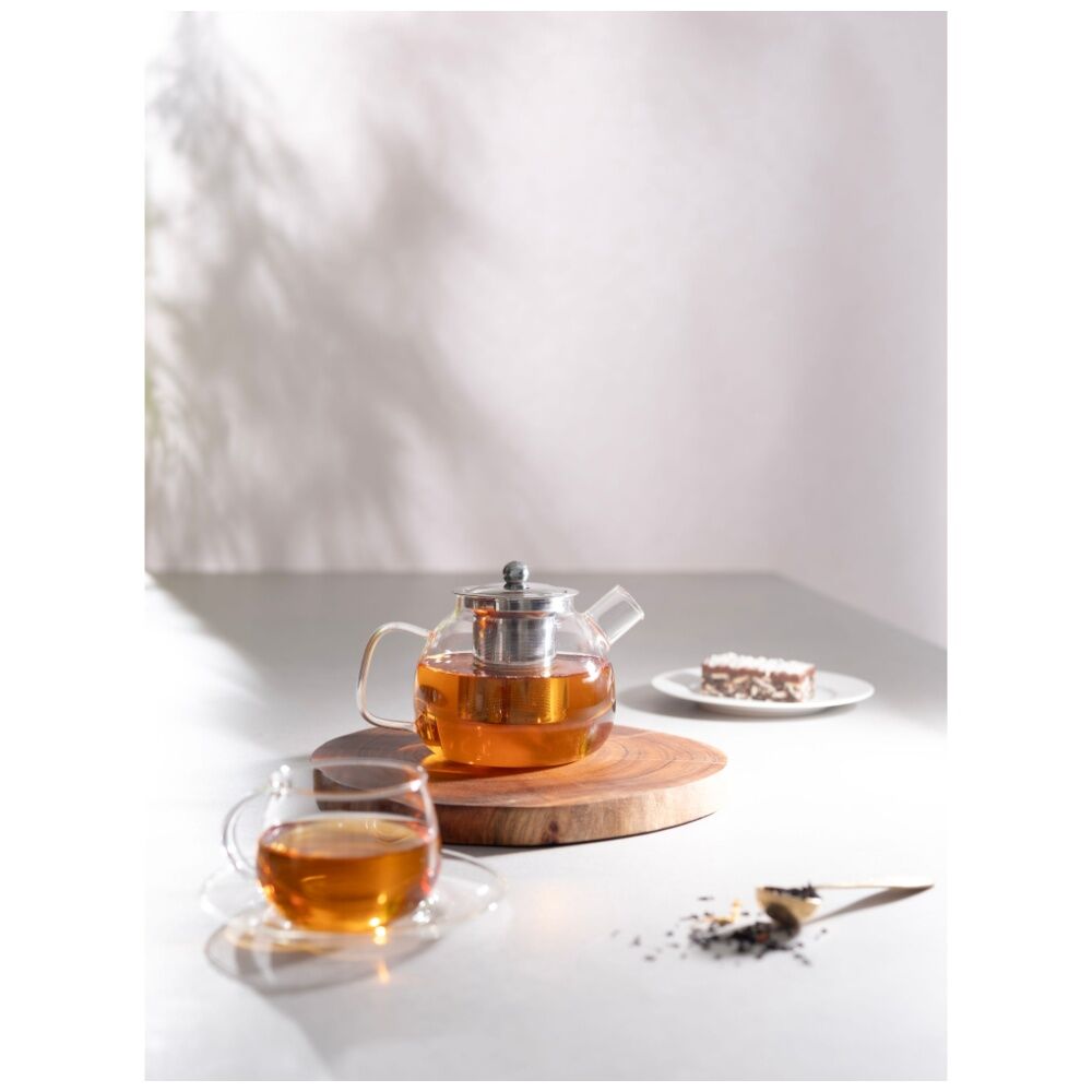 Euroline 800ml Durable Glass Tea Maker Pot w/Loose Leaf Infuser — image 5