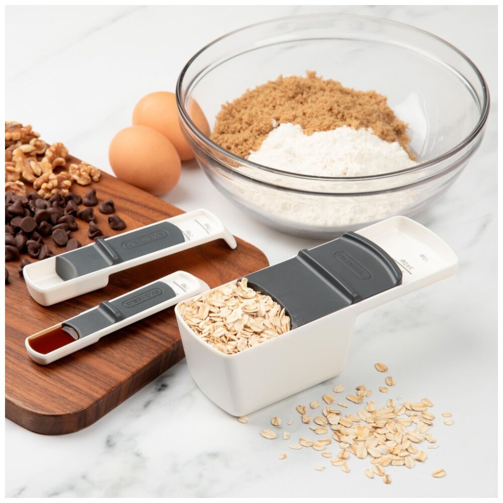Progressive 3pc Progressive Adjustable Measuring Spoons & Cup Set Cooking/Baking Tool (2 Pack) — image 3