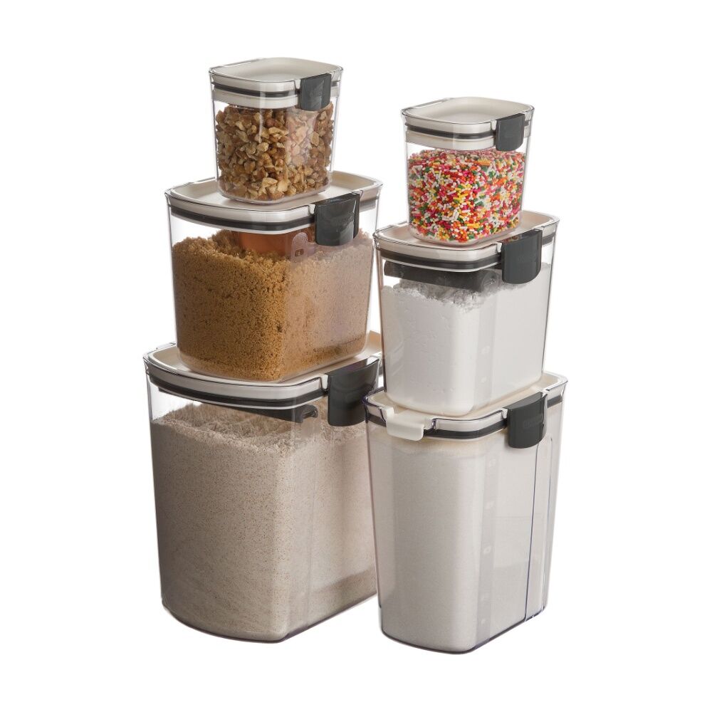 Progressive Bakers ProKeeper Ingredient Storage Set Airtight Silicone Seal (6 Pieces)