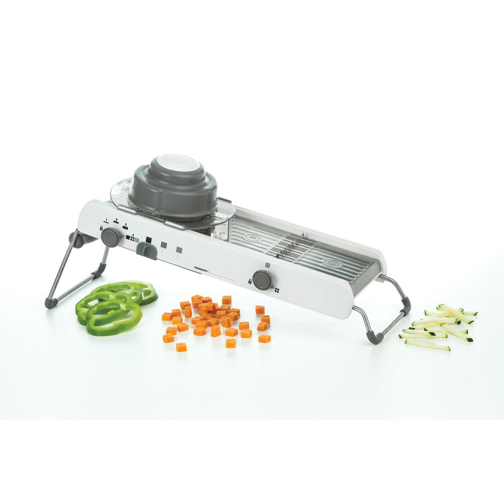 Progressive PL8 Professional Vegetable Cubing Mandoline w/ Adjustable Blades WHT — image 4