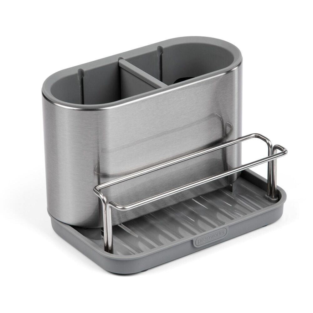 Progressive Stainless Steel Adjustable Sink Caddy Kitchen Organiser Non-Slip