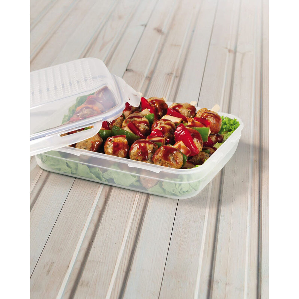 Locknlock 3.2L Airtight Classic Rectangle Marinating Case Storage Container CLR — image 2