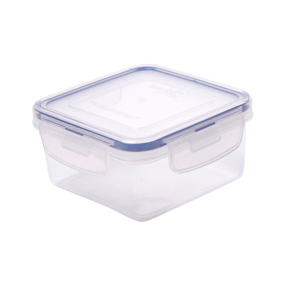 Locknlock Airtight Classic Square Food Storage Container Organiser Set Clear (5 Pack) — image 5