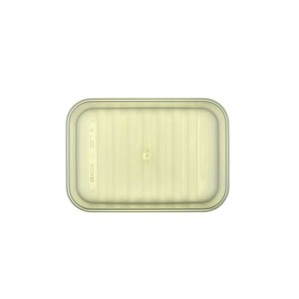 Wahu 2pc LocknLock Fresh Block 640ml Food Storage Container Set 14.6x10.3cm Green (2 Pack) — image 4