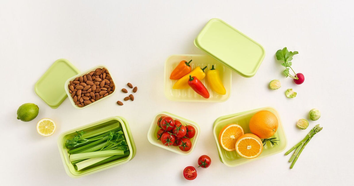 Wahu 2pc LocknLock Fresh Block 640ml Food Storage Container Set 14.6x10.3cm Green (2 Pack) — image 9