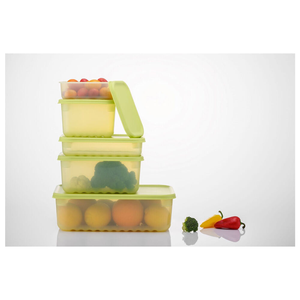 Wahu LocknLock Fresh Block 3.2L Food Storage Container Set 29.2x20.6cm Green (2 Pieces) — image 5