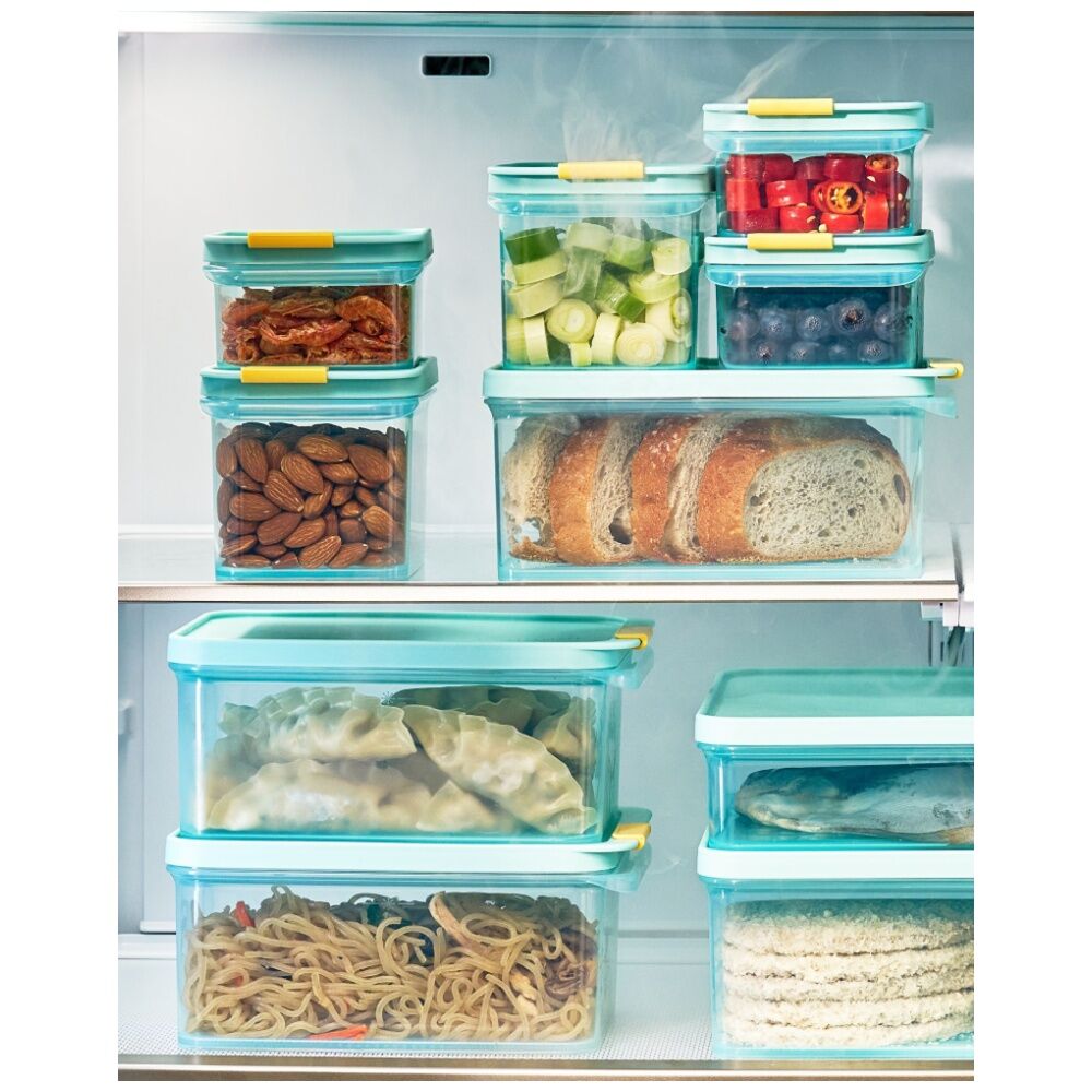 Locknlock Freezer Fit Food Storage Container Set Microwave Safe Blue (8 Pieces) — image 4