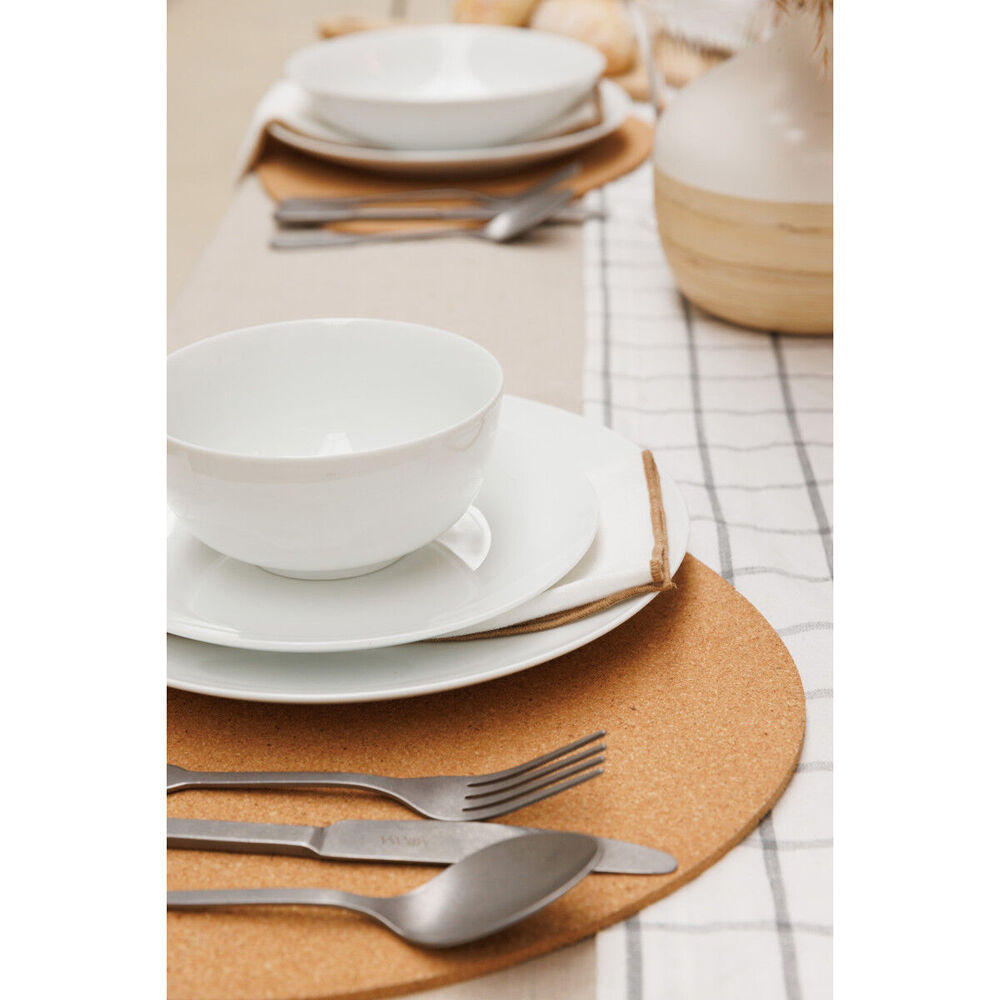 Mikasa Chalk Kitchen Porcelain Side Plate Tableware Dining Set, 21cm, White (4 Pieces) — image 6