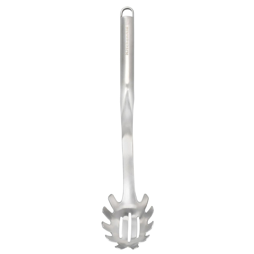 Kitchenaid Stainless Steel Pasta Noodle Fork Cooking Utensil 34cm Silver