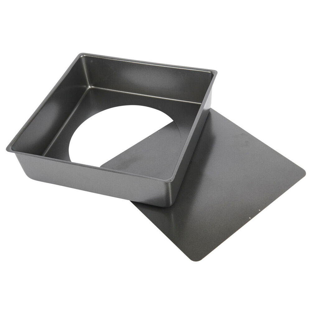 Mastercraft 30cm Heavy Loose Base Non-Stick Square Deep Cake Pan Baking Black — image 2