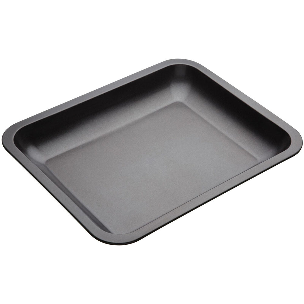 Mastercraft 39x31cm Heavy Base Non-Stick Roasting Pan Baking Tray Large Black