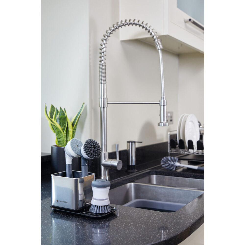 Mastercraft Stainless Steel Home/Kitchen Sink Caddy Storage/Organiser Grey (3 Pack) — image 4