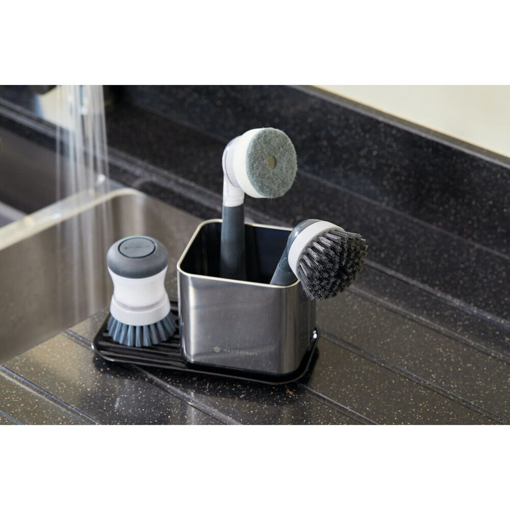Mastercraft Stainless Steel Home/Kitchen Sink Caddy Storage/Organiser Grey (3 Pack) — image 2