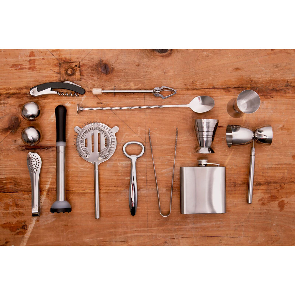 Barcraft 15-75ml Stainless Steel Cocktail Jigger Measure Cup Party Barware SLV — image 5