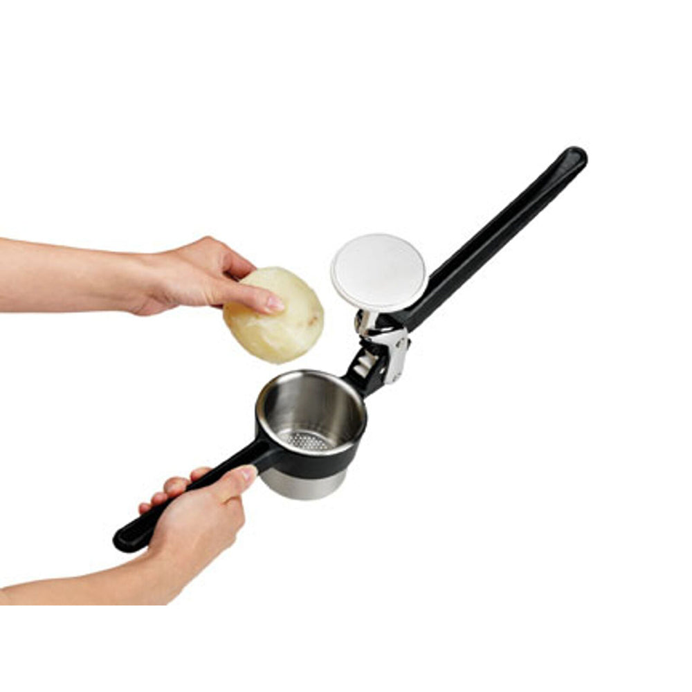 Chef'n Freshforce Mashed Potato Presser/Ricer Manual Hand Smasher Shredder Black