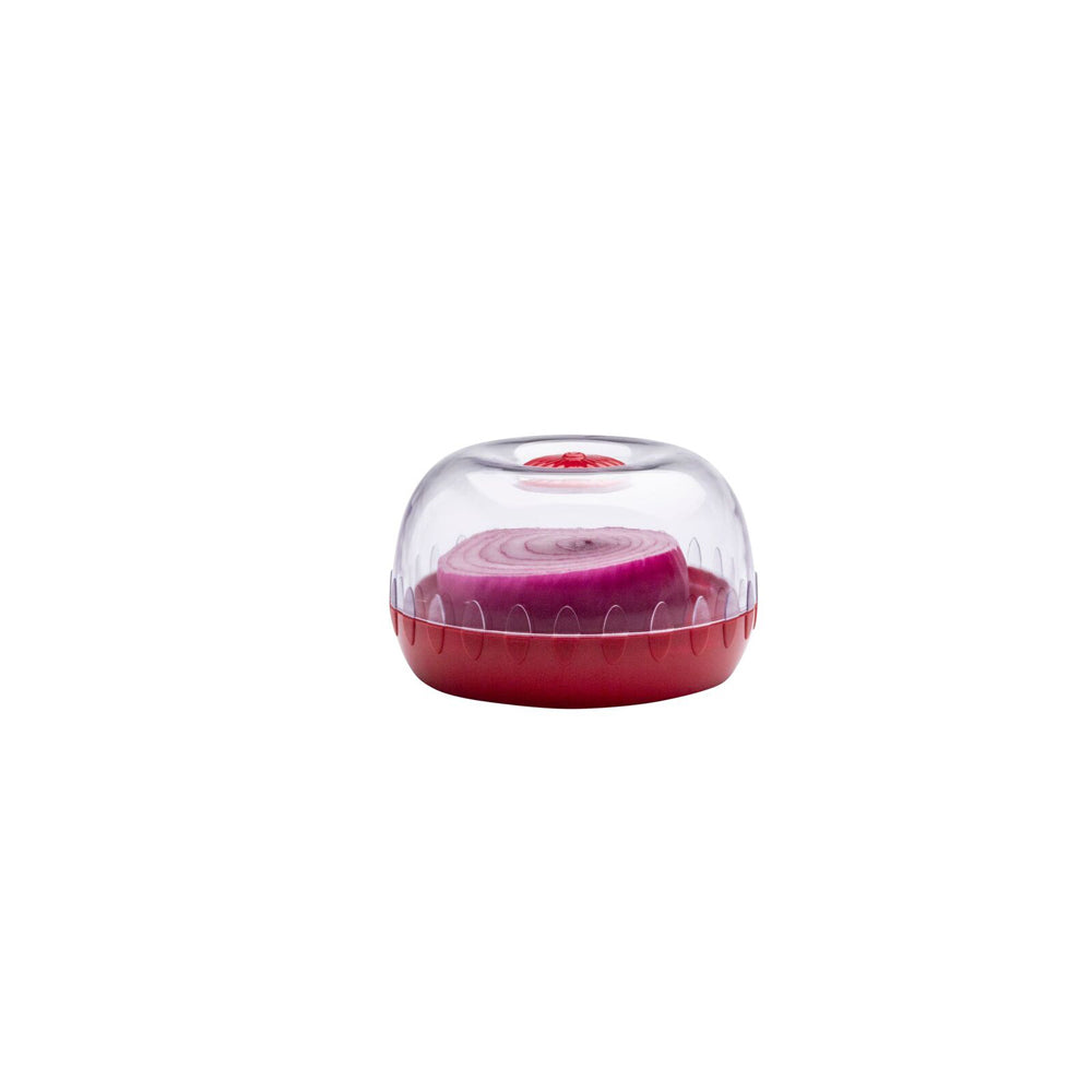 Cuisena 11cm Plastic Fresh Fruit/Veggie Keeper Pod Food Storage Container Red — image 2