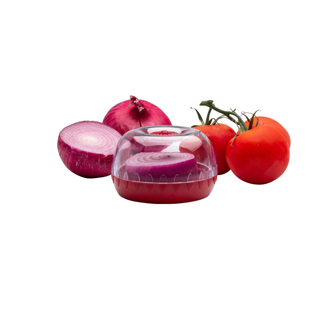 Cuisena 11cm Plastic Fresh Fruit/Veggie Keeper Pod Food Storage Container Red — image 4