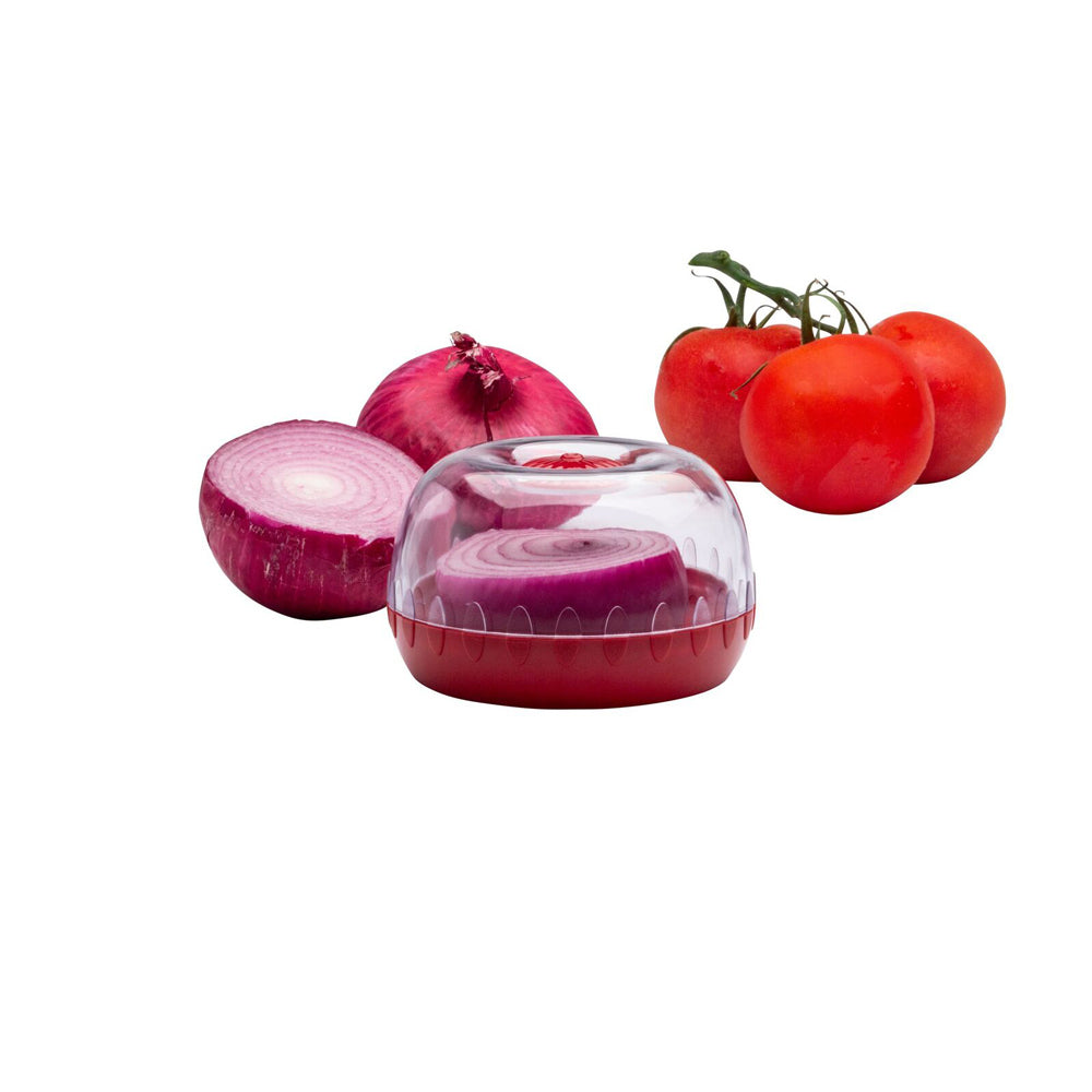 Cuisena 11cm Plastic Fresh Fruit/Veggie Keeper Pod Food Storage Container Red — image 3
