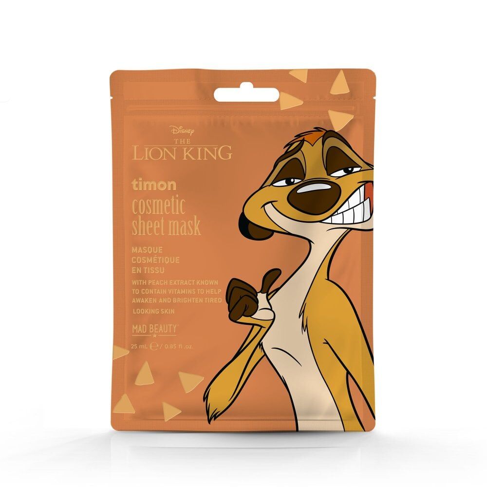 Disney Lion King Sheet Mask Collection 100ml Watermelon/Coconut/Mango/Peach (4 Pieces) — image 3