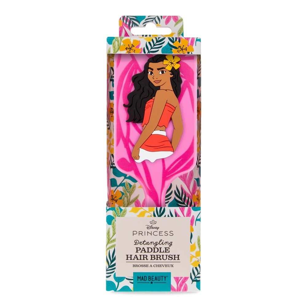 Disney Moana Flexible Wide Toothed Detangling Paddle Hair Brush Pink (2 Pack) — image 2