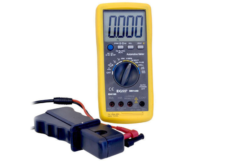 Doss DM1440 Digital Automative Engine Analyzer Multimeter - LCD Display