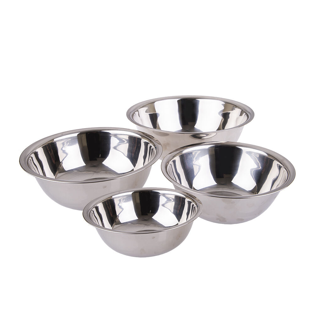 Appetito Stainless Steel Mixing Bowl 28cm/3.5L Round Cooking/Baking Silver — image 2
