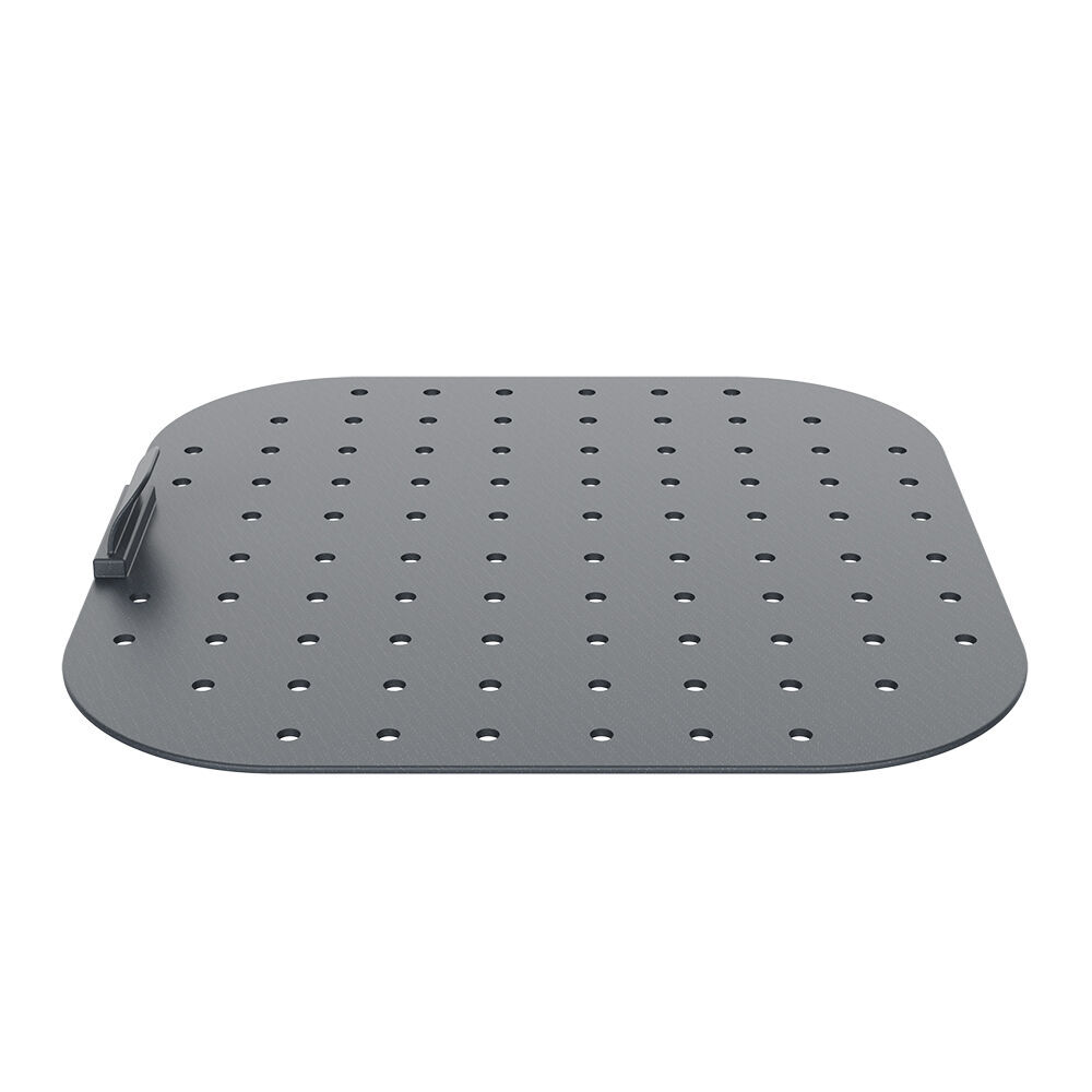 Daily Bake Silicone Square Air Fryer Liner Mat Non-Stick 22x22cm Charcoal — image 3