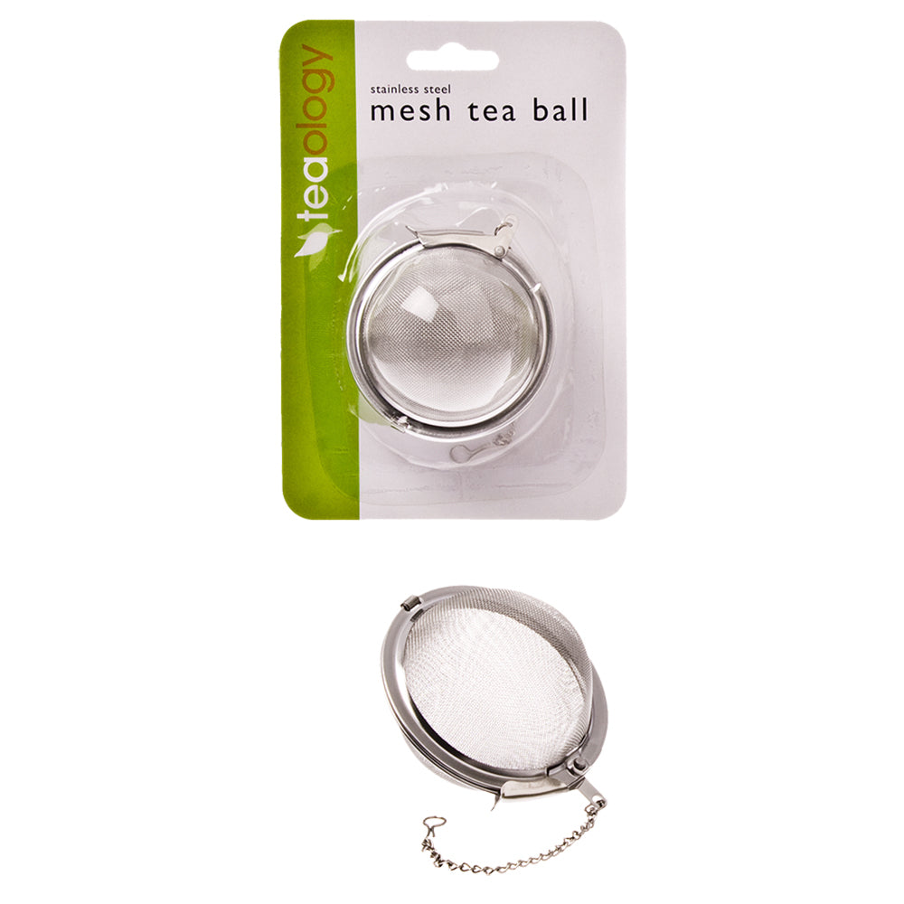 Teaology Stainless Steel Mesh Tea Ball Infuser Filter Drink Maker 6.5cm SLVR — image 2
