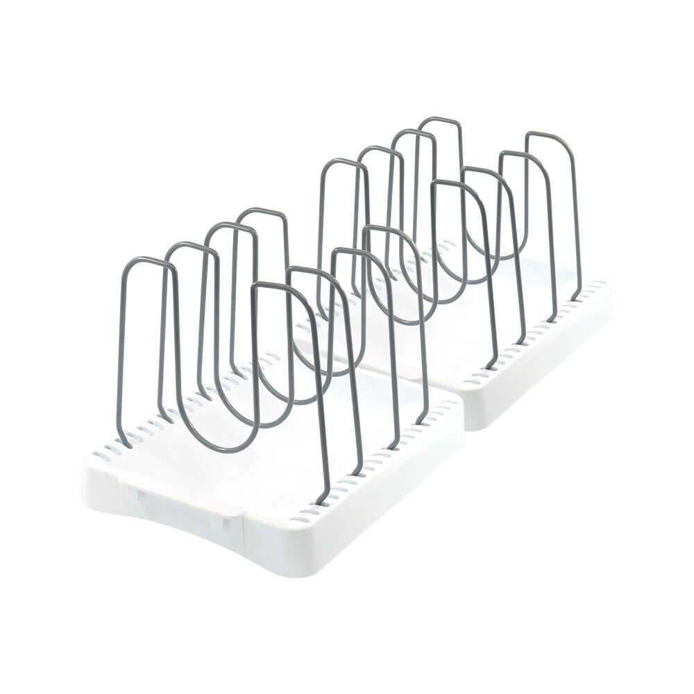 Grand Fusion 26x20cm 4-Adjustable Dividers Cookware Rack/Stand Organiser — image 3