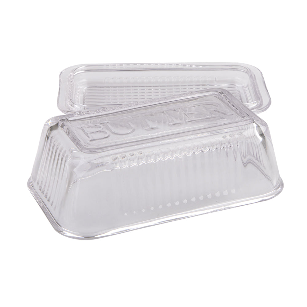 Kitchenworks Glass Butter Clear Dish Storage Kitchen Serveware Accessories — image 3