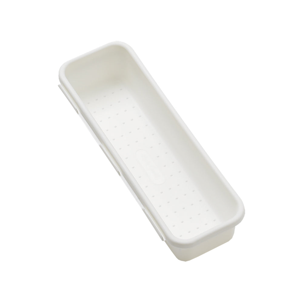 Madesmart Small Narrow Interlocking Bin Organiser 23.5x8cm WHT RECT (12 Pack) — image 2