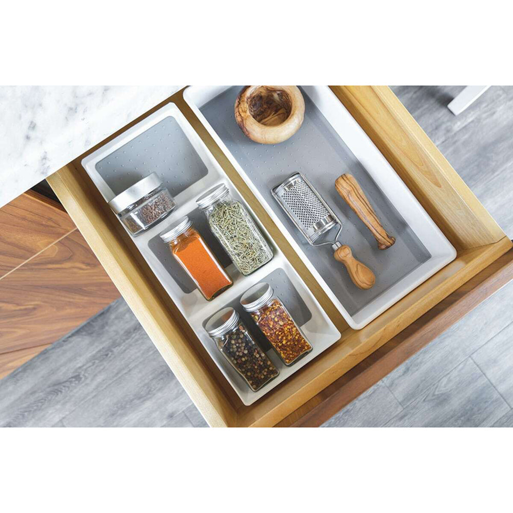 Madesmart Large Bin Non-slip Feet Home/Kitchen Organiser 39x17cm White RECT — image 2