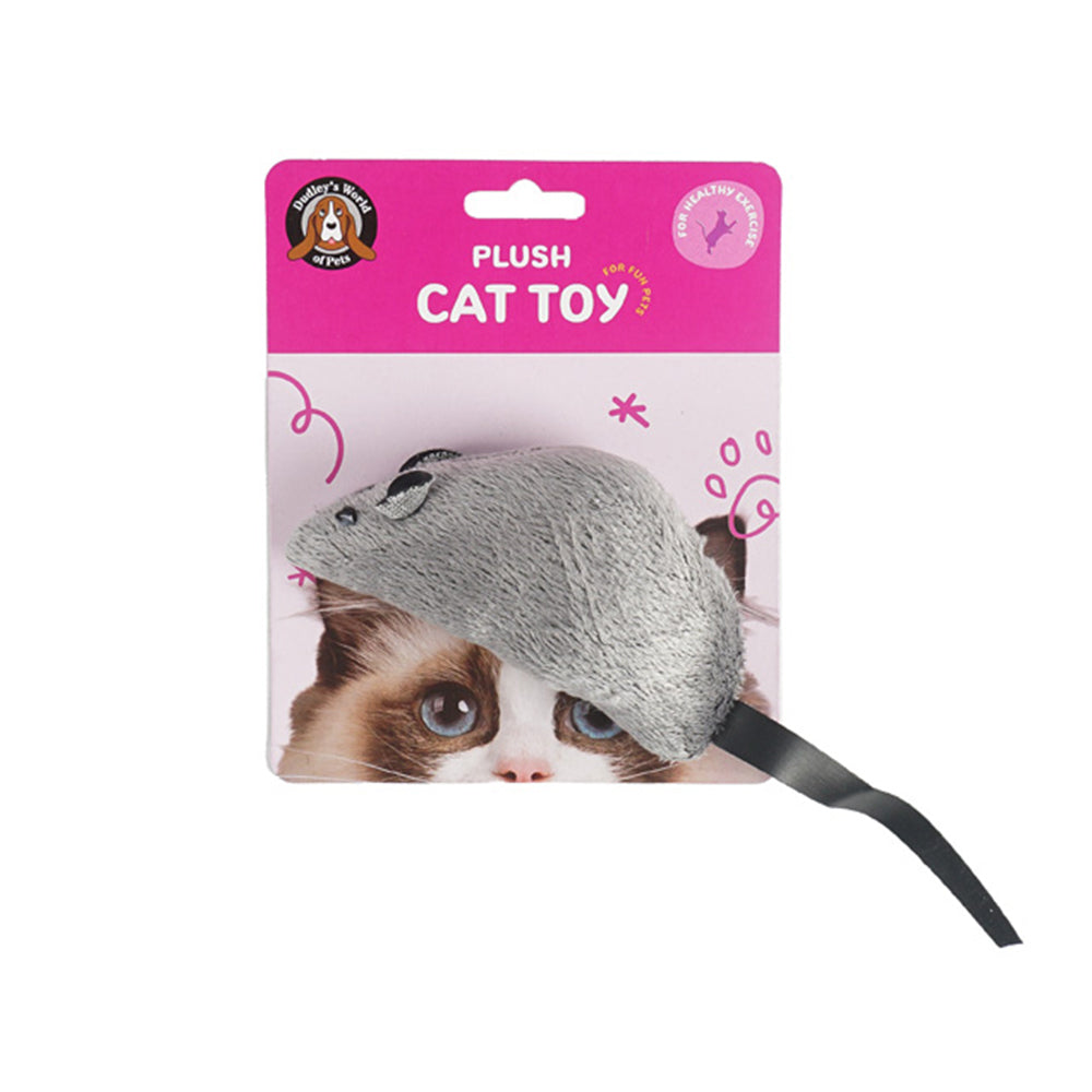 Dudley's World of Pets Plush Mouse Interactive Cat Pet Play Soft Toy (4 Pack) — image 2
