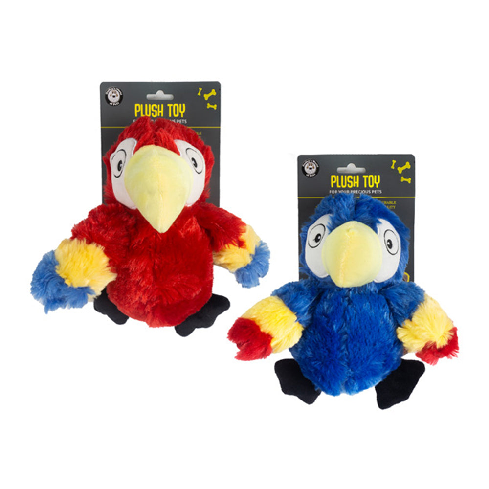 Dudley's World of Pets Plush Parrot With Squeaker Dog/Pet Soft Toy Assorted — image 2