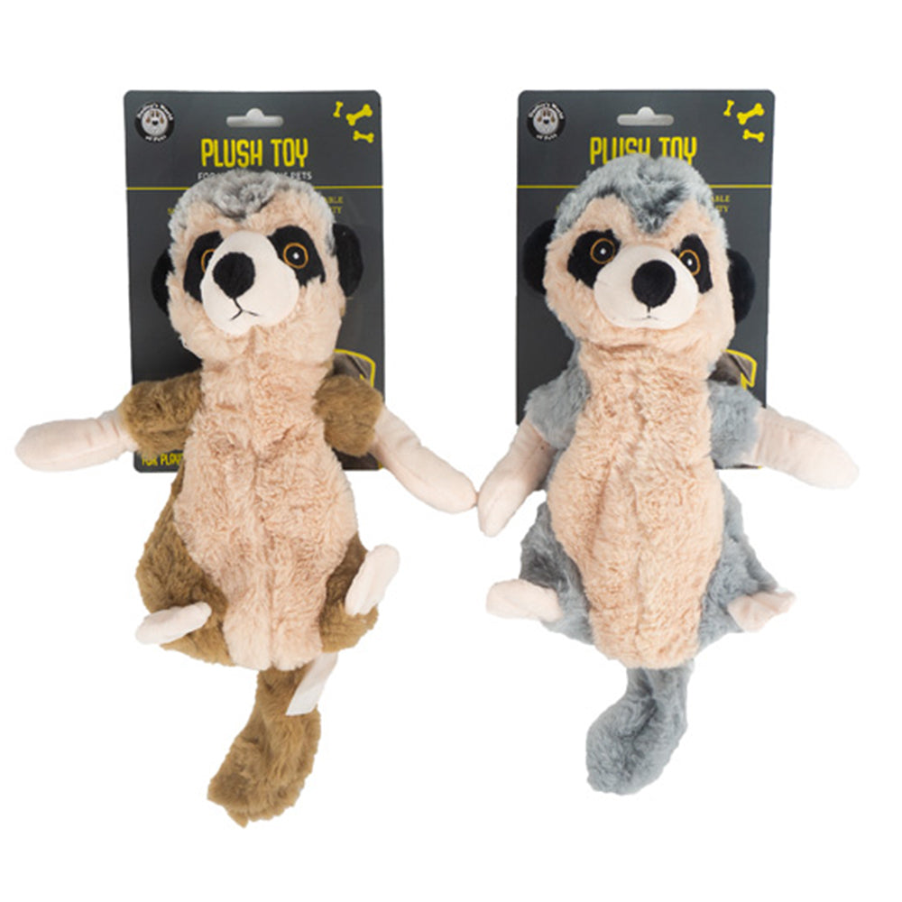 Dudley's World of Pets Plush Meerkat Toy with Squeaker Dog/Pet Soft Toy Assorted — image 2