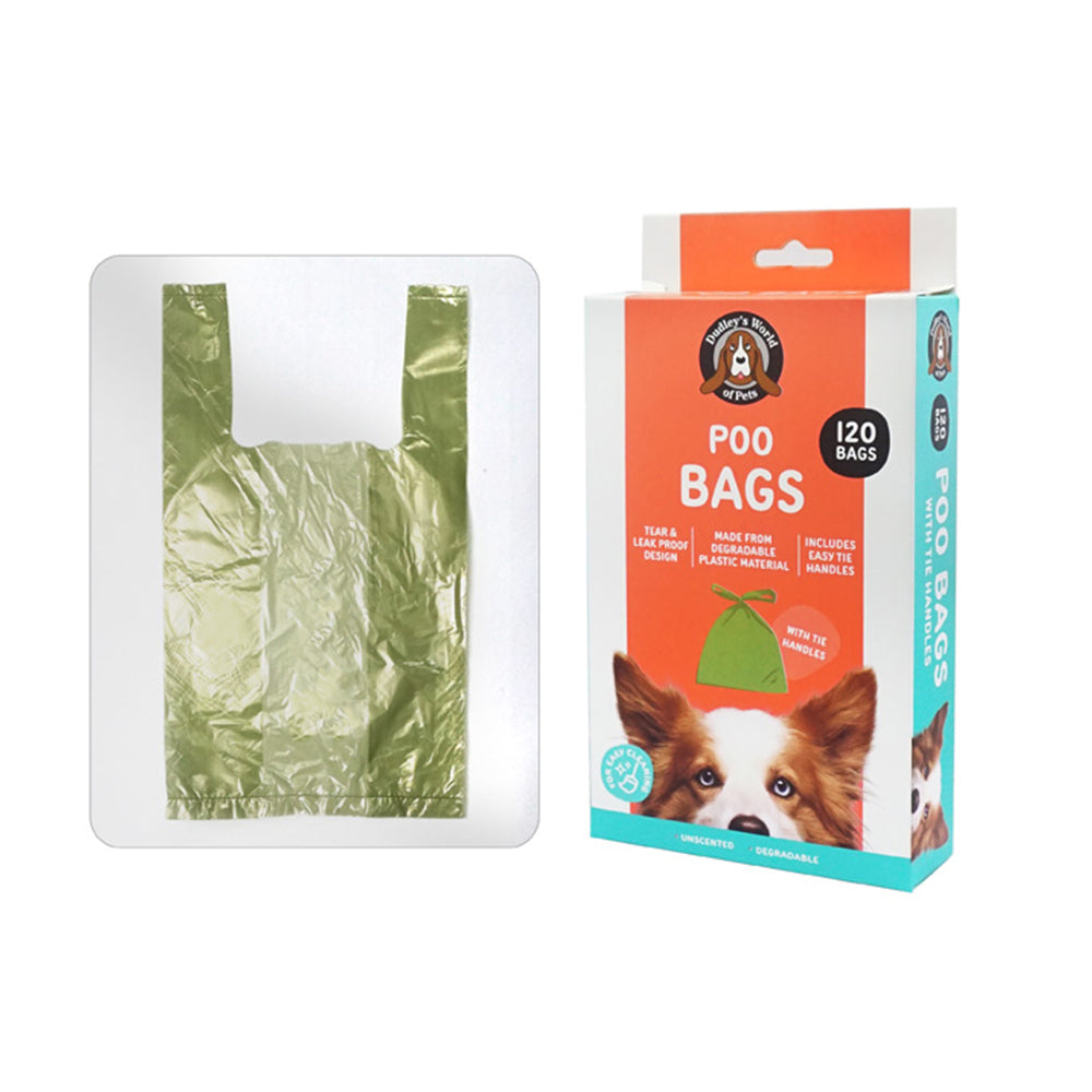 Dudley's World of Pets Dog Poo Clean Up Portable Eco Friendly Bags (120 Pieces) — image 2