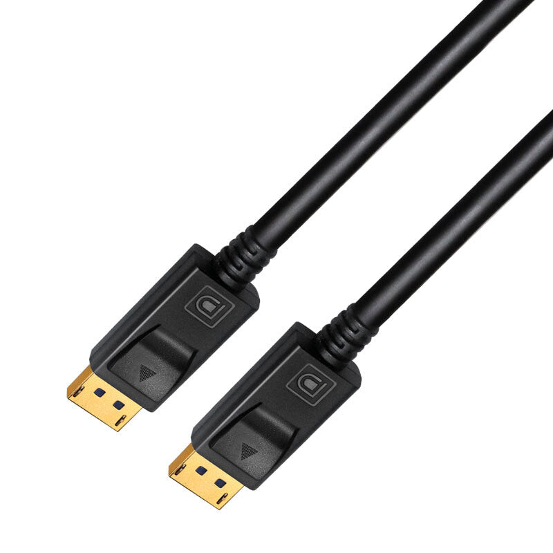 Cruxtec 2M Display Port 1.2 Cable - Black (4 Pack) — image 4