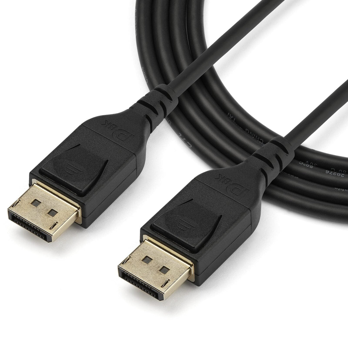 Star Tech DisplayPort Cable Black 1m HBR3 HDR MST 8K 120Hz 32.4Gbps Male To Male — image 3