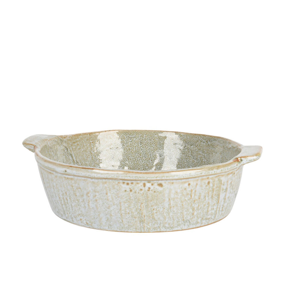 NF Living Round Baker 22x19.5x6 Durable Ceramic Baking Dish Bakeware Green (2 Pack) — image 2